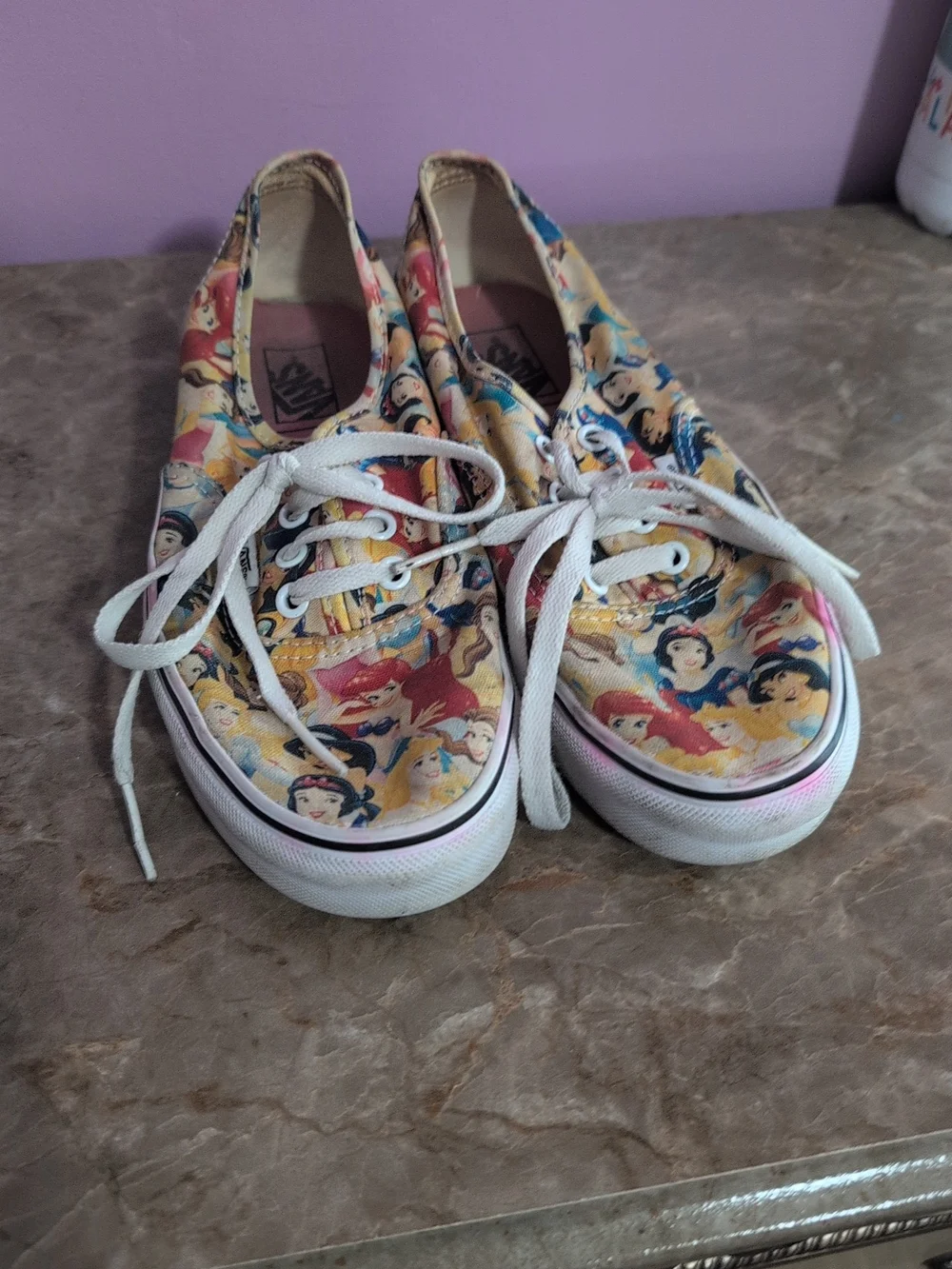 Vans Disney Princess Canvas Sneakers - Pastel Multicolor